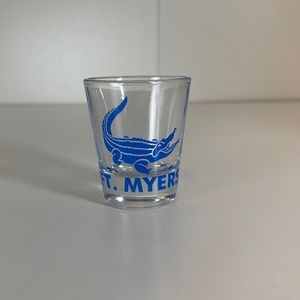 3/$12 NWOT Ft. MyersFlorida Blue Alligator Shot Glass